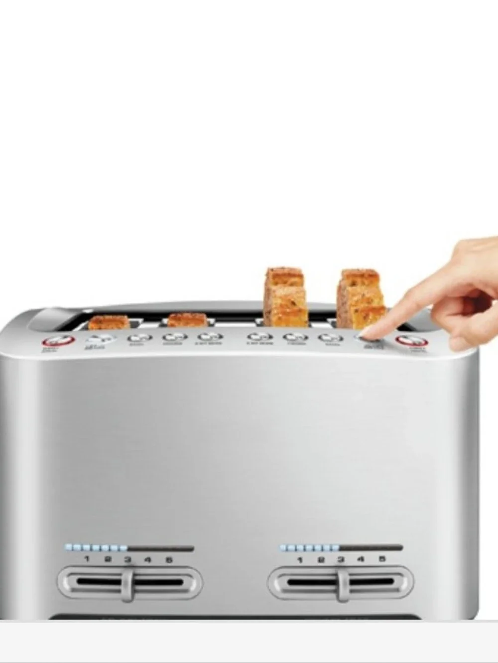 Breville The Diecast Smart Toaster 4-Slice Motorized Toaster
